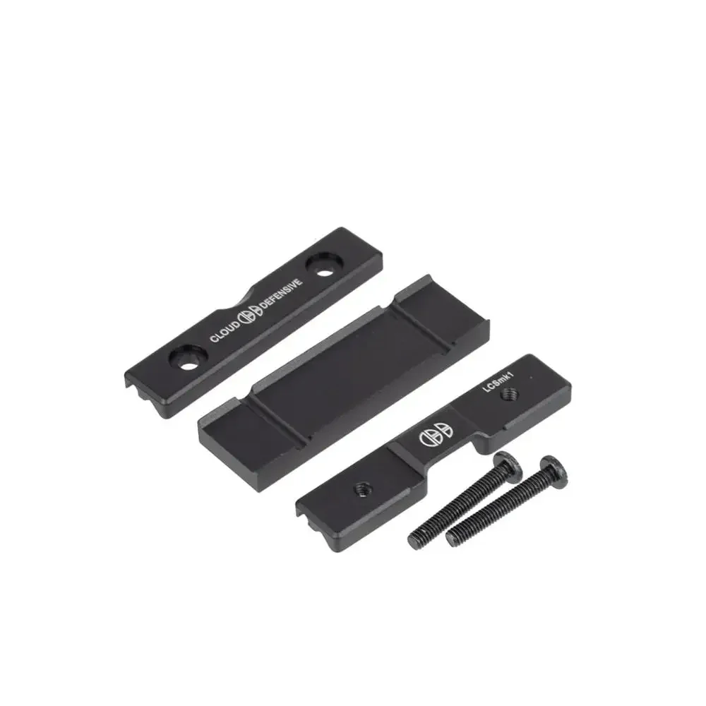 Panel de bolsillo de carril Picatinny CNC de aluminio Airsoft para linterna táctica M300 M600 soporte de DBAL-A2 almohadilla de presión soporte de luz para arma - imagen 4