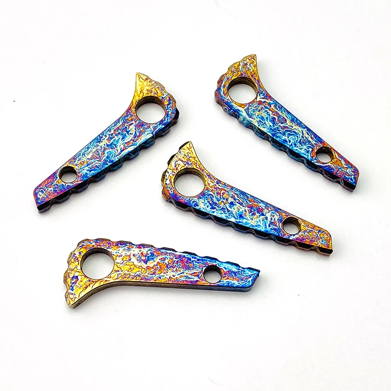 Cuchillo espaciador trasero de titanio, columna vertebral para Para2 C81, cuchillo plegable, accesorios de bricolaje, cuchillo de bolsillo, espaciador trasero de quilla, piezas de repuesto, 1 pieza - imagen 2