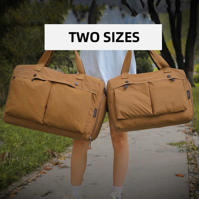 Bolsa de viaje para acampar, bolso cruzado deportivo para gimnasio, senderismo al aire libre, zapatos de Trekking, bolso de bolsillo, bolsa de almacenamiento para negocios y universitarios - imagen 5