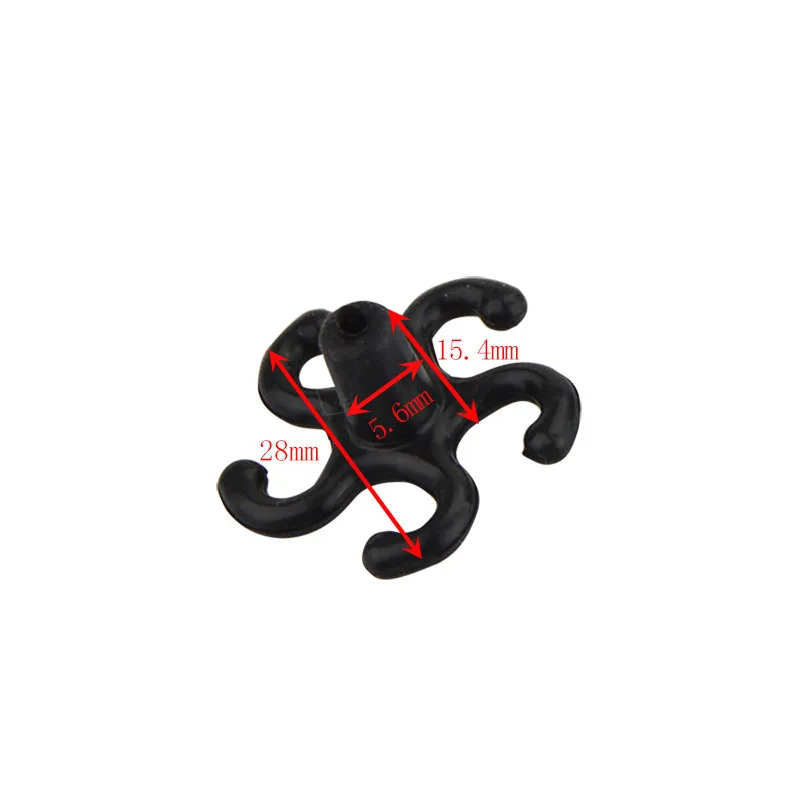 Estabilizador de cuerda de arco de tiro con arco, accesorios de tiro, reducción de ruido, silenciador, parada de choque, 10 piezas - imagen 5