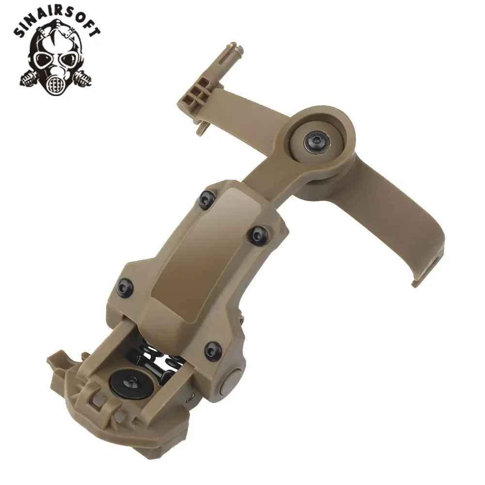 Soporte en riel para auriculares tácticos 360 °   Rotación para adaptador de soporte de auriculares serie TAC3/C compatible con casco OPS Core ARC Wendy M-LOK - imagen 4