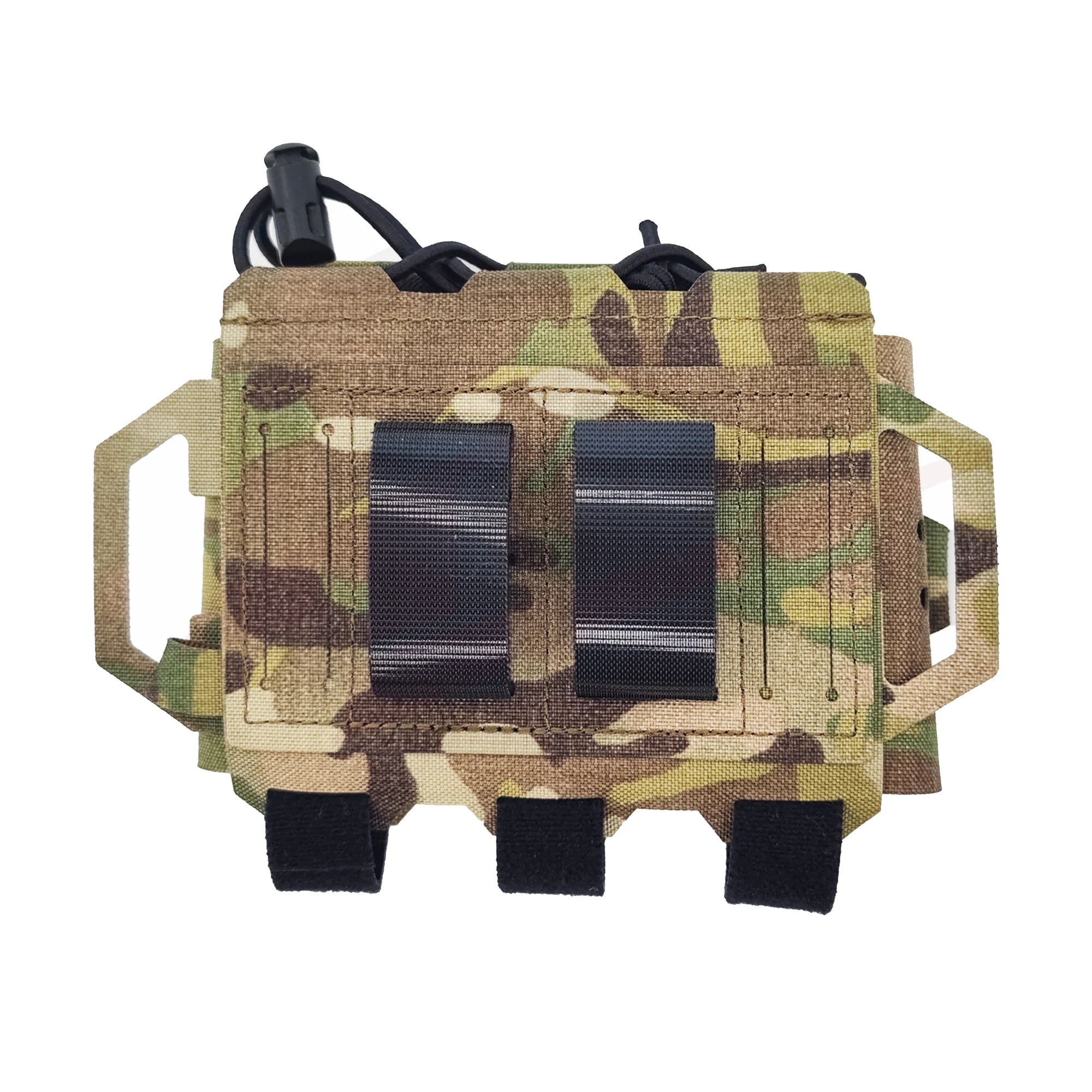 Sistema de dos piezas Molle médico IFAK bolsa botiquín de primeros auxilios paquete con soporte de torniquete rollo médico y bolsa de soporte de suministro portador - imagen 2