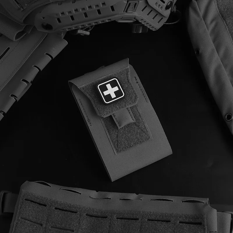 Pequeño botiquín de primeros auxilios multifuncional para senderismo al aire libre, bolsa de almacenamiento y rescate portátil simple al aire libre - imagen 2