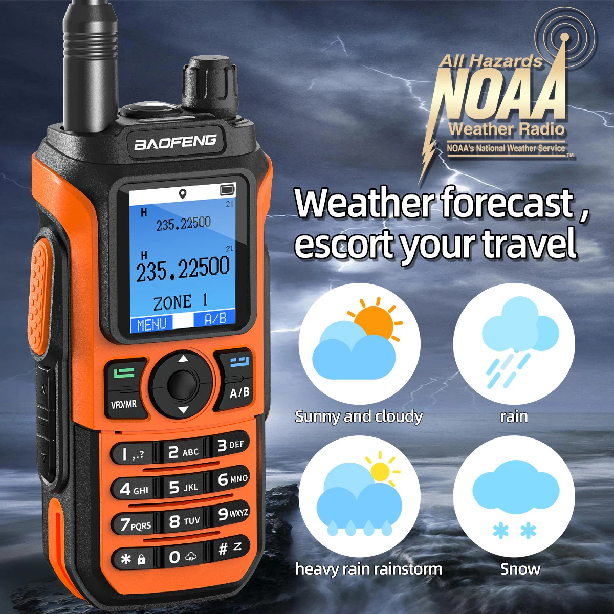 Baofeng-walkie-talkie UV-21 con GPS, Radio de banda completa AM FM, 999CH, largo alcance, impermeable, tipo C, bidireccional, UV-17 PRO actualizado - imagen 5