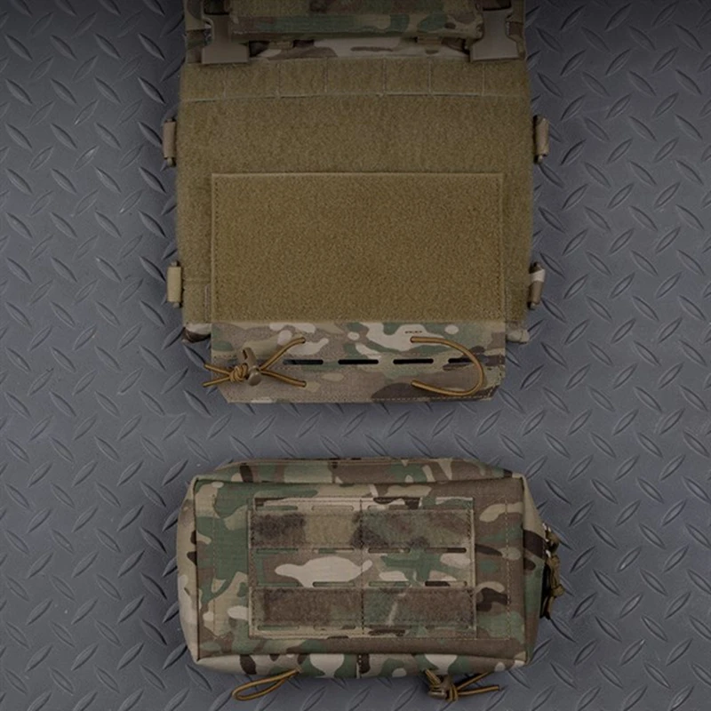 Chaleco táctico multiusos, placa colgante de caída V1/V2, adaptador de bolsa de torniquete para exteriores, plataforma de montaje para bolsas MOLLE - imagen 3