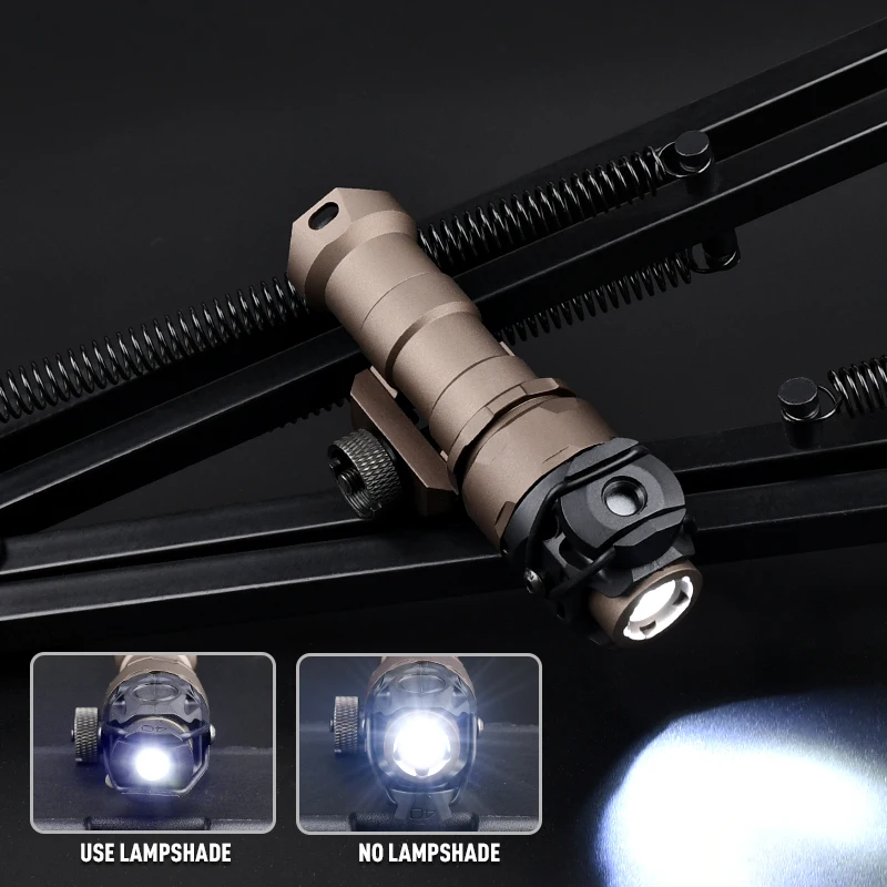 KIJI-linterna táctica de K1-10 ° para exteriores, foco de caza Airsoft, Base de montaje Offset, compatible con Mlok Keymod, carril de 20MM - imagen 4