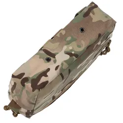 Bolsa táctica grande MOLLE con panel trasero y porta placas para NVG