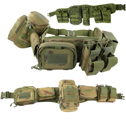 Cinturón de cintura combinado multifuncional ruso EMR, conjunto de bolsa Molle, almacenamiento médico, bolsa doble Mag, paquete de walkie-talkie de liberación rápida