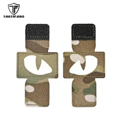 Parche táctico ojo gato reflectante – Velcro MOLLE