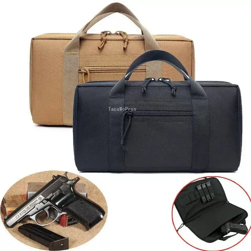 Funda de transporte Universal para pistolas, bolsa de protección acolchada oculta táctica, accesorios de pistola de tiro de caza, artículos diversos, bolsa de almacenamiento