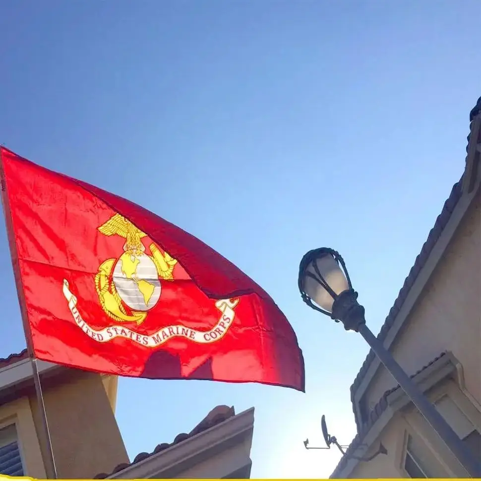 Bandera del Cuerpo de Marines de USMC del Ejército Americano de poliéster de 3 por 5 pies - imagen 2