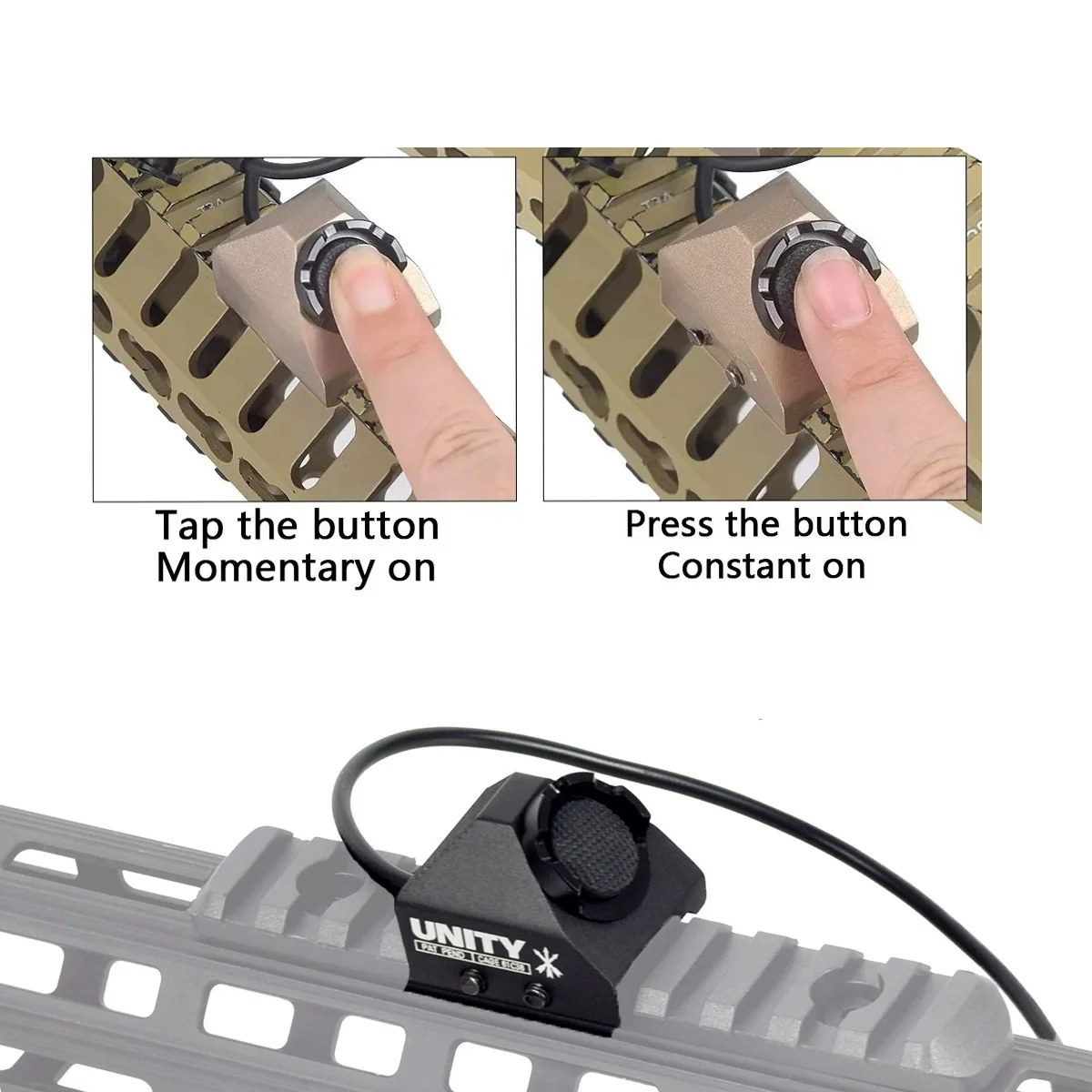 Surefire ModButton Interruptor Remoto de Presión M600 M600B M300 AR15