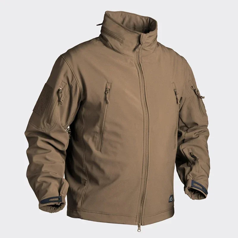 Chaqueta polar de caza de invierno para hombre, abrigo de camuflaje táctico impermeable de concha suave, ropa Airsoft, cortavientos Multicam - imagen 3