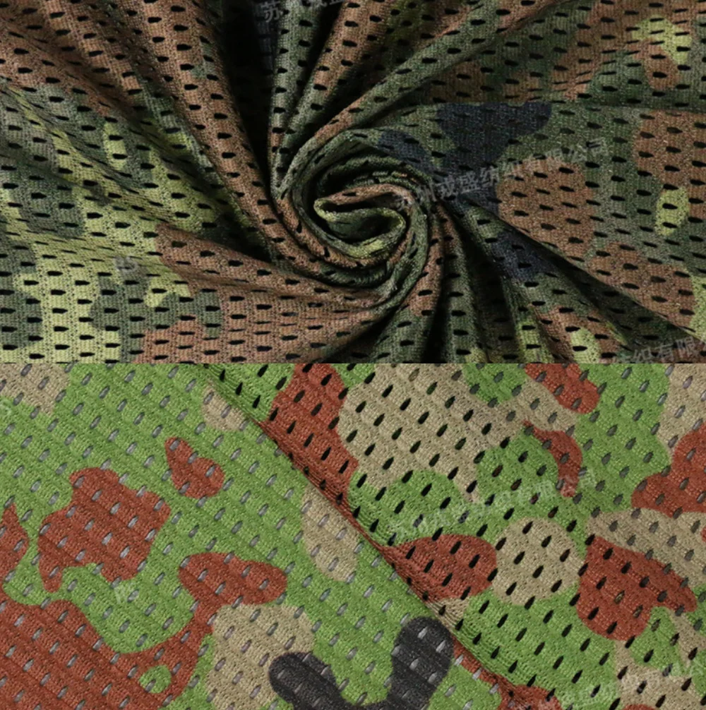 FLECTARN tela camuflaje selva manchado malla transpirable ligera
