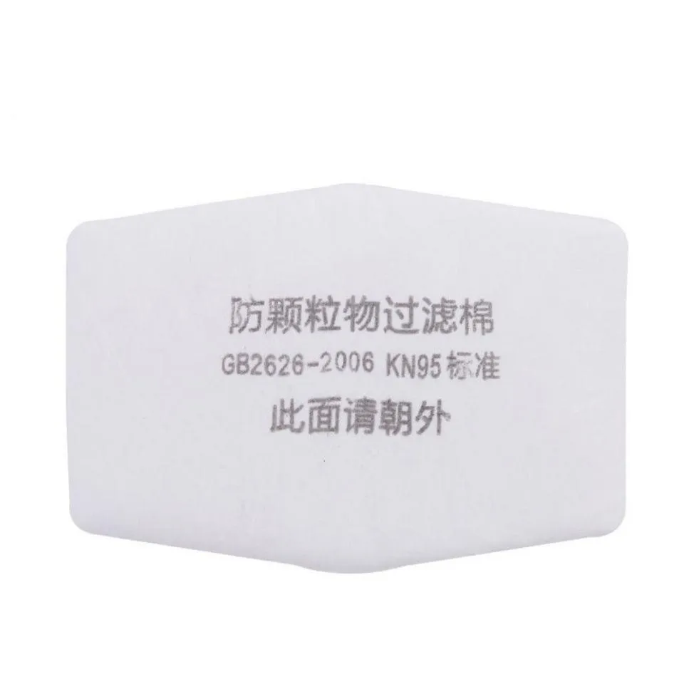 1020 Dustproof Filter Cotton PM2.5 Particulate Cotton Filter For 1201 Dust Gas Mask Chemical Respirator Spray Paint Mine Welding - imagen 4