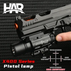 WADSN-linterna láser colgante serie X400, estroboscópica LED para arma exploradora táctica Airsoft, pistola, luz de caza X400V X400U PEQ