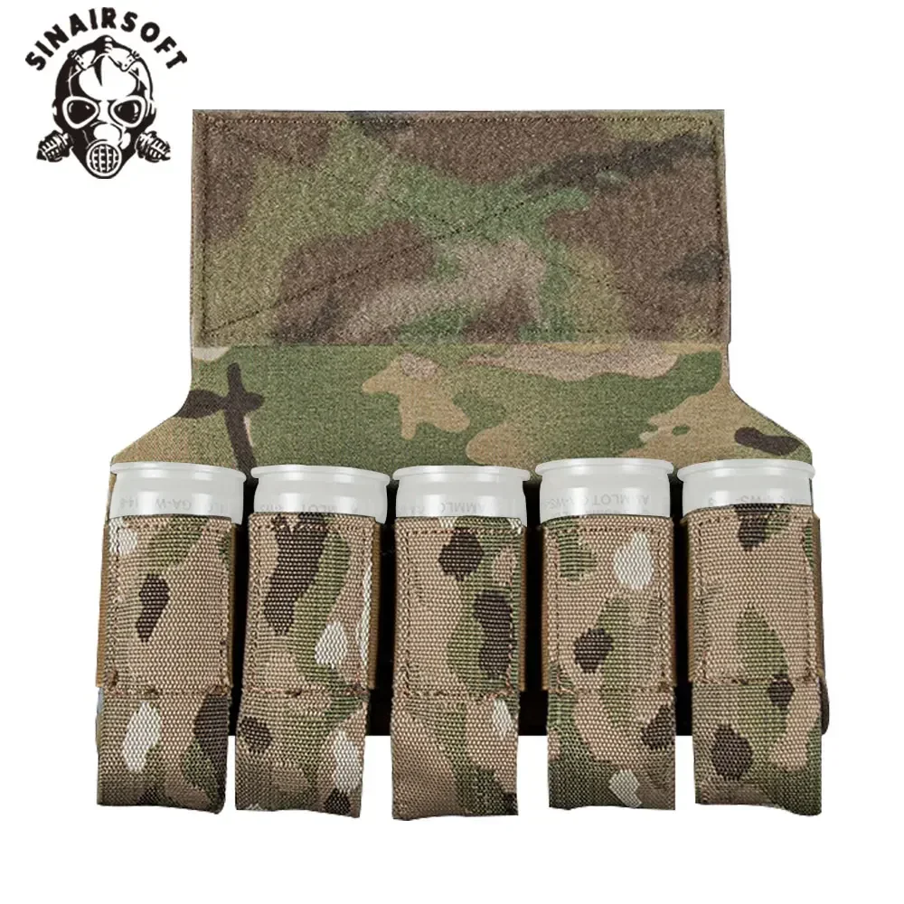 SINAIRSOFT Bolsa táctica M203 con gancho y bucle portaplacas - imagen 5