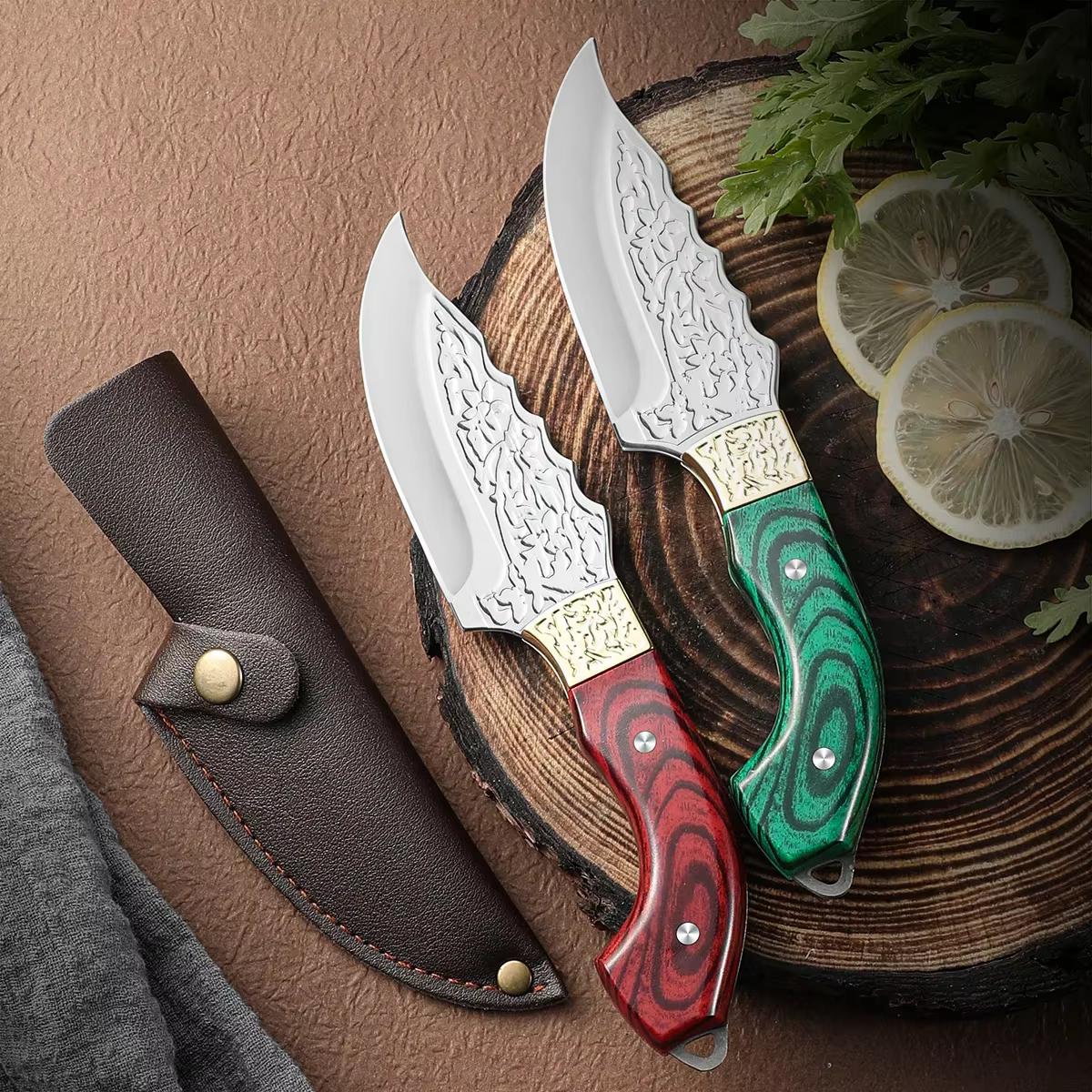 Cuchillo carnicero forjado de acero inoxidable para deshuesar - imagen 2