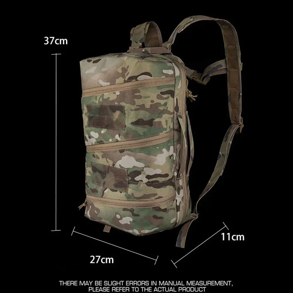Mochila táctica de primeros auxilios de gran capacidad para deportes al aire libre, caza, Camping, supervivencia, bolsa de herramientas de emergencia médica, equipo de juego Airsoft - imagen 3