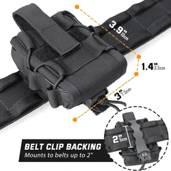 Esposas tácticas con funda para pistola y estuche universal