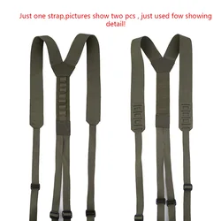 Tirantes tácticos MOLLE tipo Y con cinturón lumbar resistentes