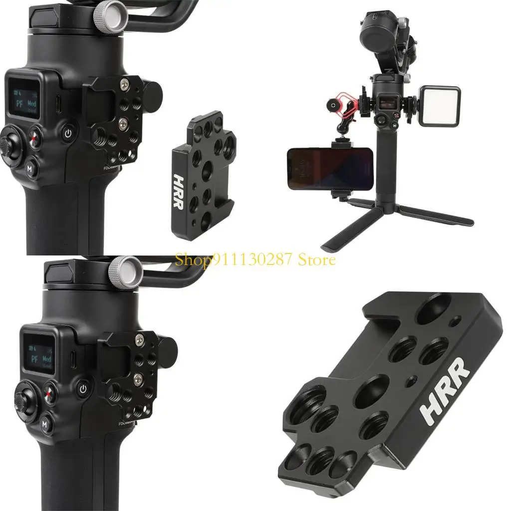 Placa montaje accesorios cardán J1HC con puertos 1/4" y 3/8" para Ronin S RSC2