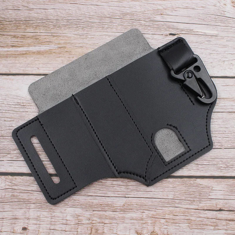Funda herramientas táctica resistente para caza correa de cuero