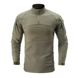Camisa táctica Multicam de manga larga para hombre - algodón