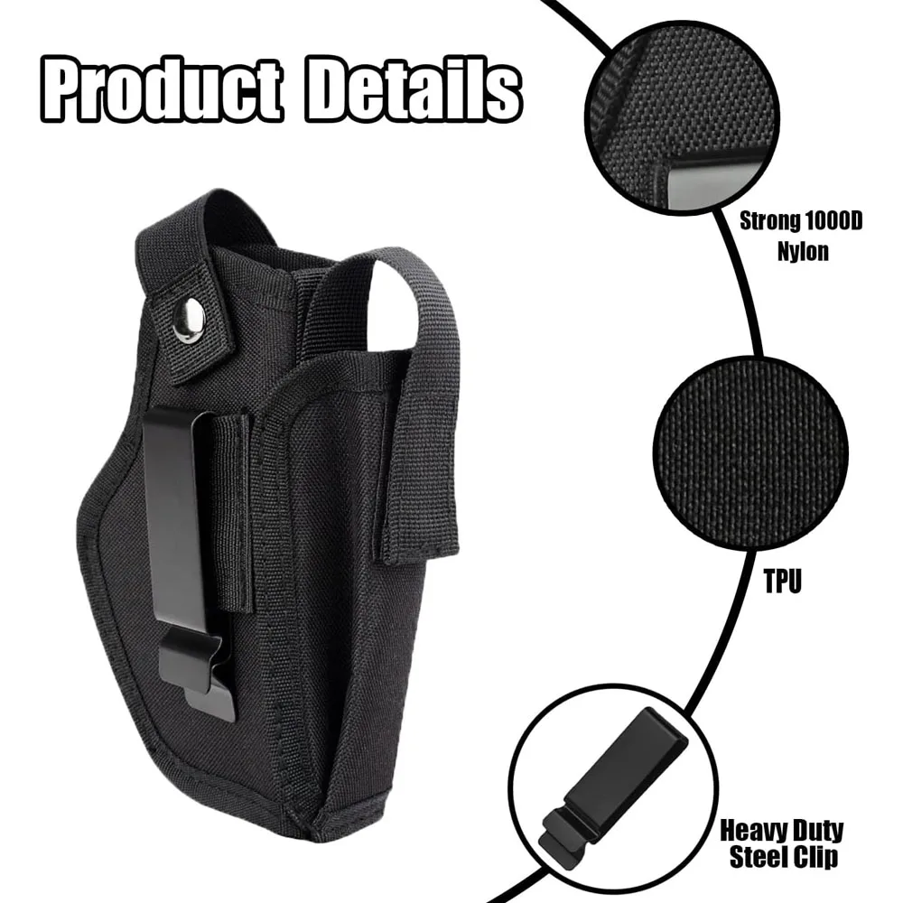 Funda táctica Universal para pistola IWB OWB, funda para pistola, fundas para pistolas para mano derecha e izquierda, funda para dibujar para hombres - imagen 2