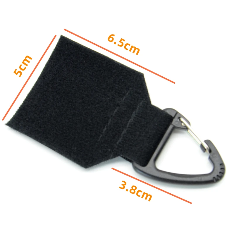 Hebilla de parches multifunción tácticos para exteriores con gancho, práctico anillo multiusos para colgar llaves para expansión DIY - imagen 4