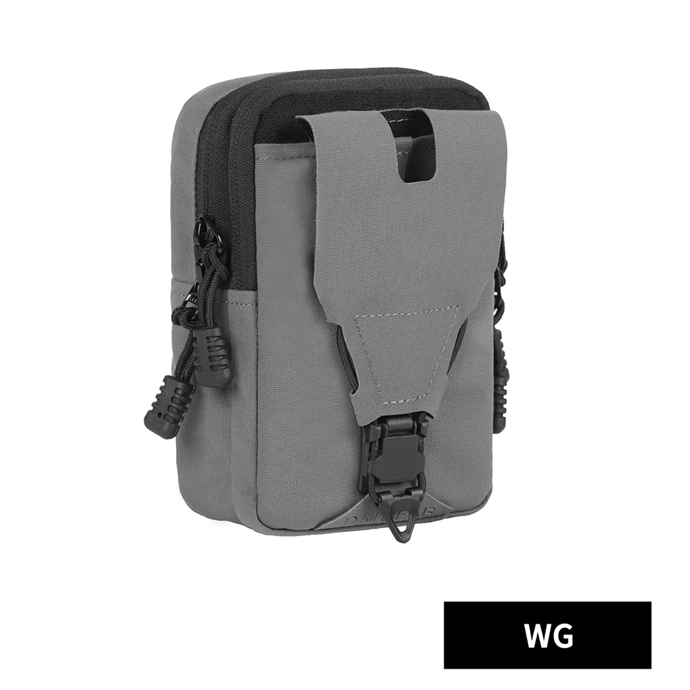 Bolsa táctica Molle, riñonera Airsoft para hombre, bolsa de herramientas EDC, chaleco, bolso, funda para teléfono móvil, caza, Camping, bolsa combinada al aire libre - imagen 5