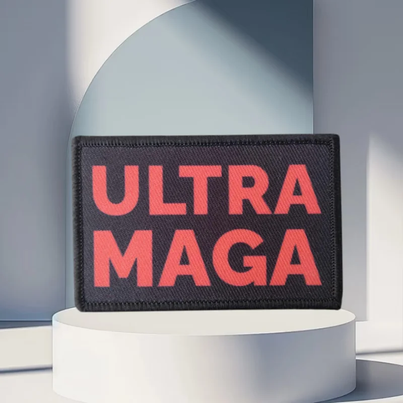 Parche de impresión táctica Ultra Maga, insignia de moral con gancho militar, mochila, sombreros, pegatina decorativa, parches DIY para ropa - imagen 2