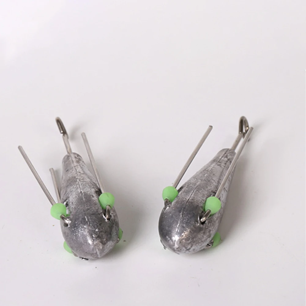 Plomo de pesca de 50-150g, pesas de cola larga, plomo de fundición para Surf, conector de gancho para aparejos de pesca con señuelo - imagen 2