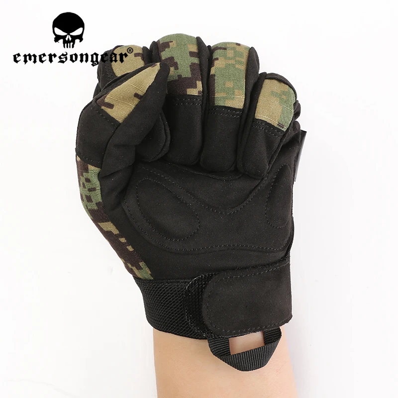 Emersongear-guantes tácticos de camuflaje ligeros, guantes de combate con dedos completos para tiro de Paintball, bicicleta Airsoft - imagen 5