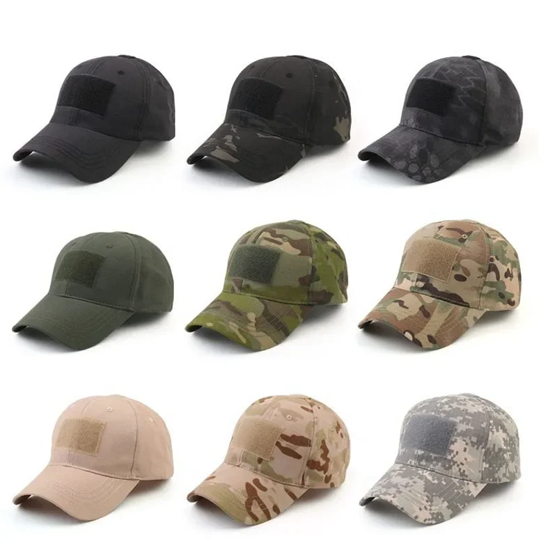 Sombrero de camuflaje al aire libre para hombres y adultos, gorras de béisbol tácticas simples, gorra de caza de camuflaje, sombreros deportivos, gorras de ciclismo - imagen 2