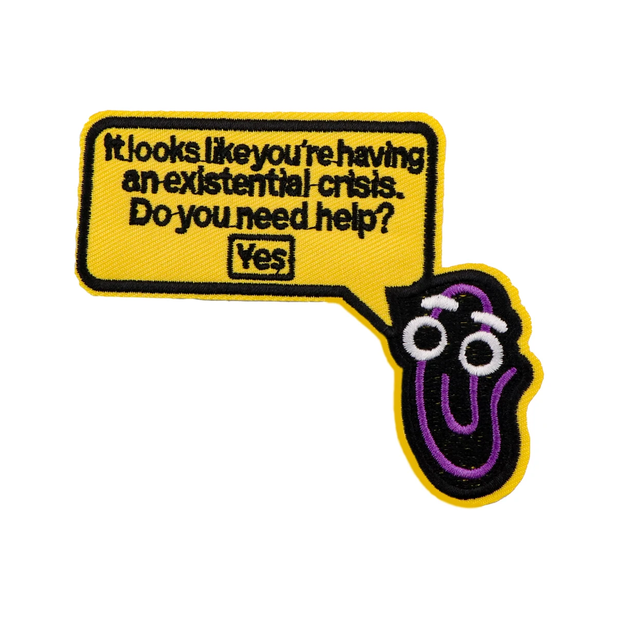 ¿Tien necesitas ayuda? Parche bordado para planchar, parches para ropa, parches termoadhesivos, parches divertidos para ropa, insignia, costura DIY - imagen 4