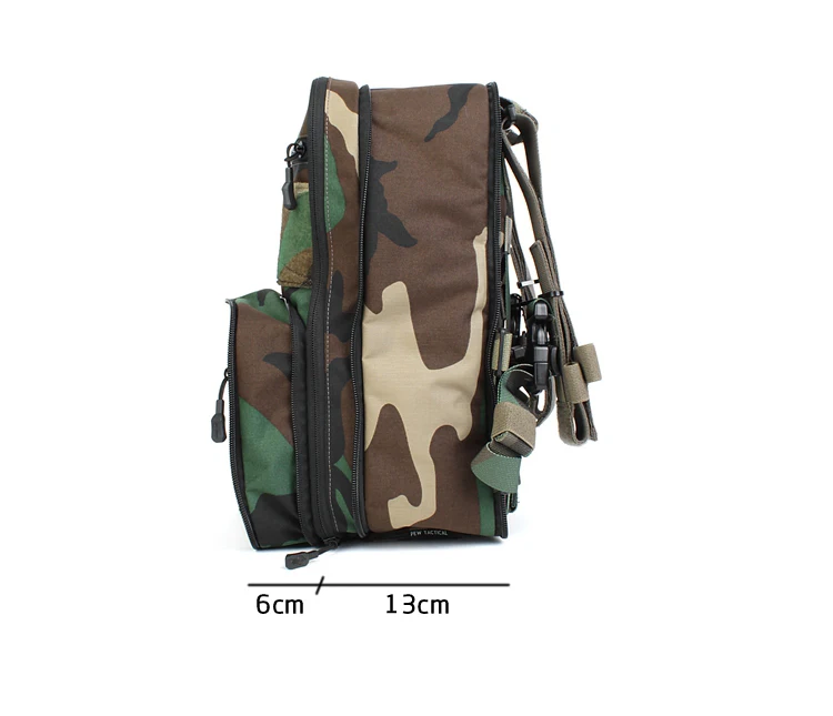 PEW TACTICAL Flat Pack 2.0 – Chest Rig táctico camuflado airsoft - imagen 4