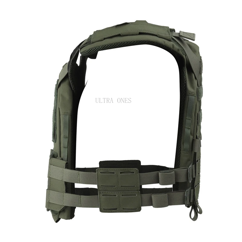 Portaplacas táctico, chalecos de caza, utilidad ligera, liberación rápida, MOLLE, Airsoft, chaleco de combate, armadura, equipo Airsoft - imagen 4