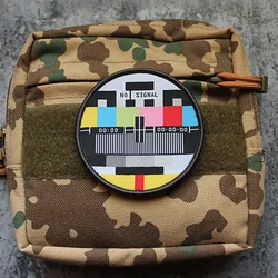 Parche Velcro militar nostálgico para mochila - insignia de señal