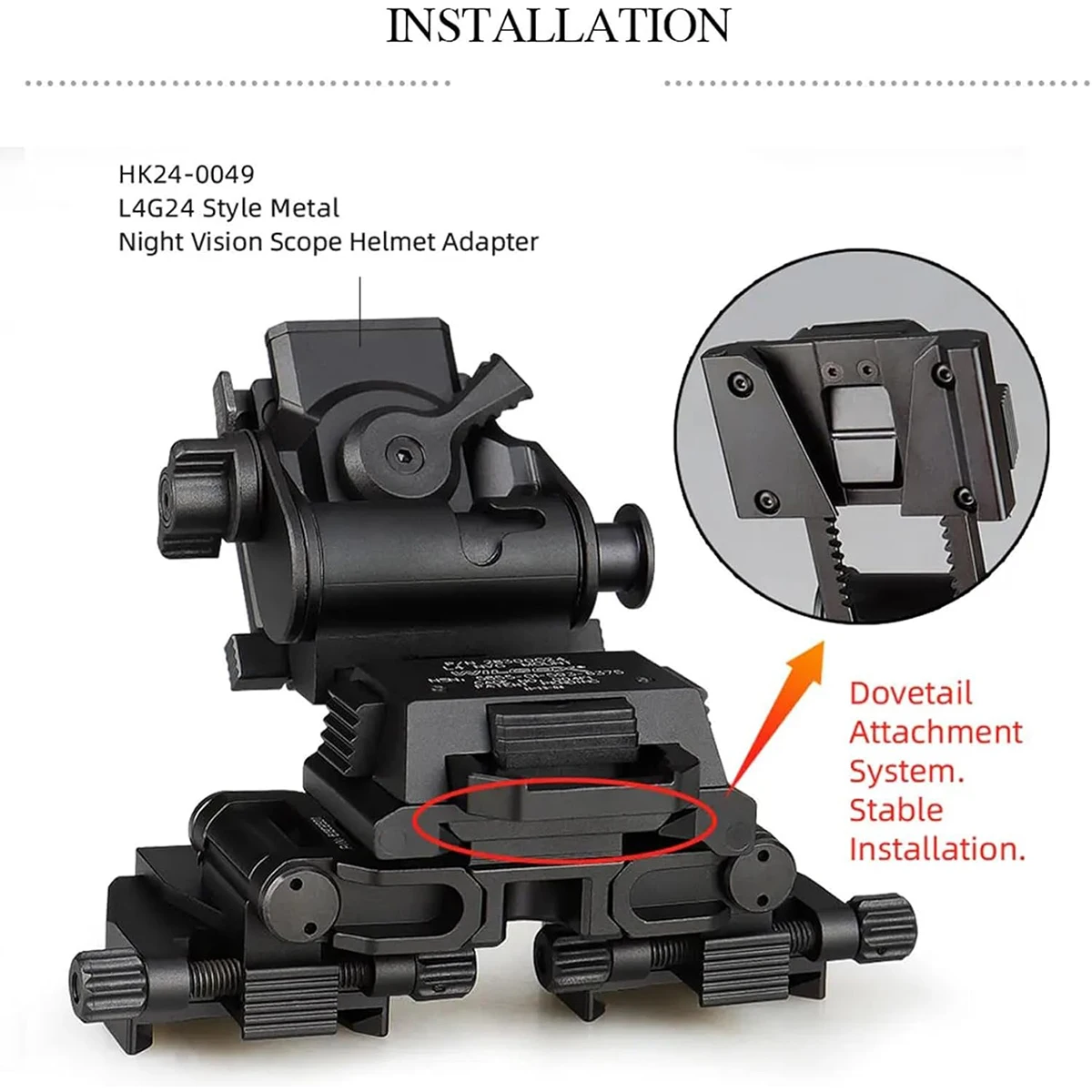Wilcox Puente Binocular PVS-14 Visión Nocturna – Adaptador NVG - imagen 2