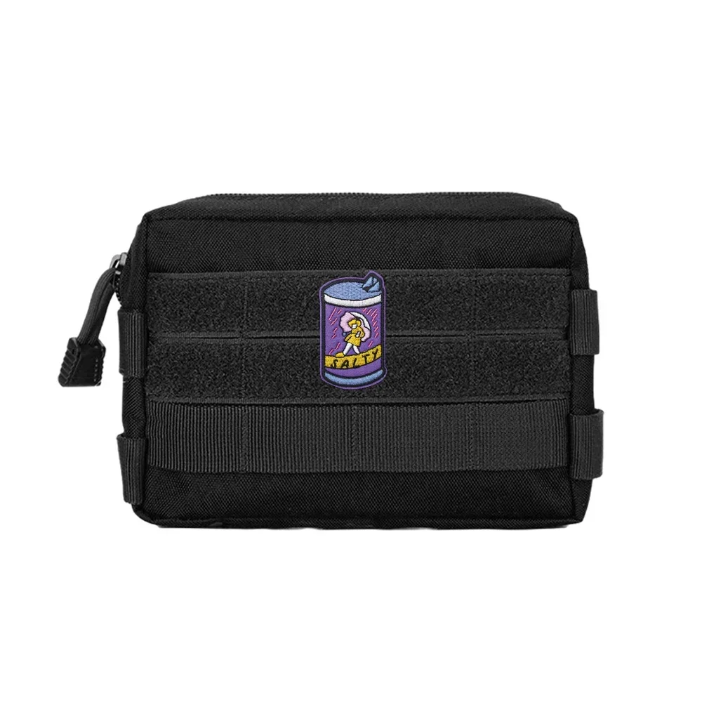 Parche táctico Salty Girl divertido Velcros Morale lindo Meme bordado pegatina gancho bucle sujetador insignia para gorra Jeans Molle mochila - imagen 4