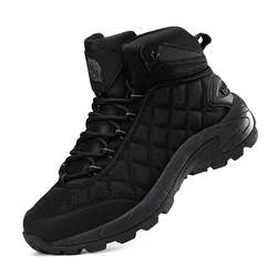 Botas HIKEUP cuero senderismo invierno – Impermeables hombre campo trabajo