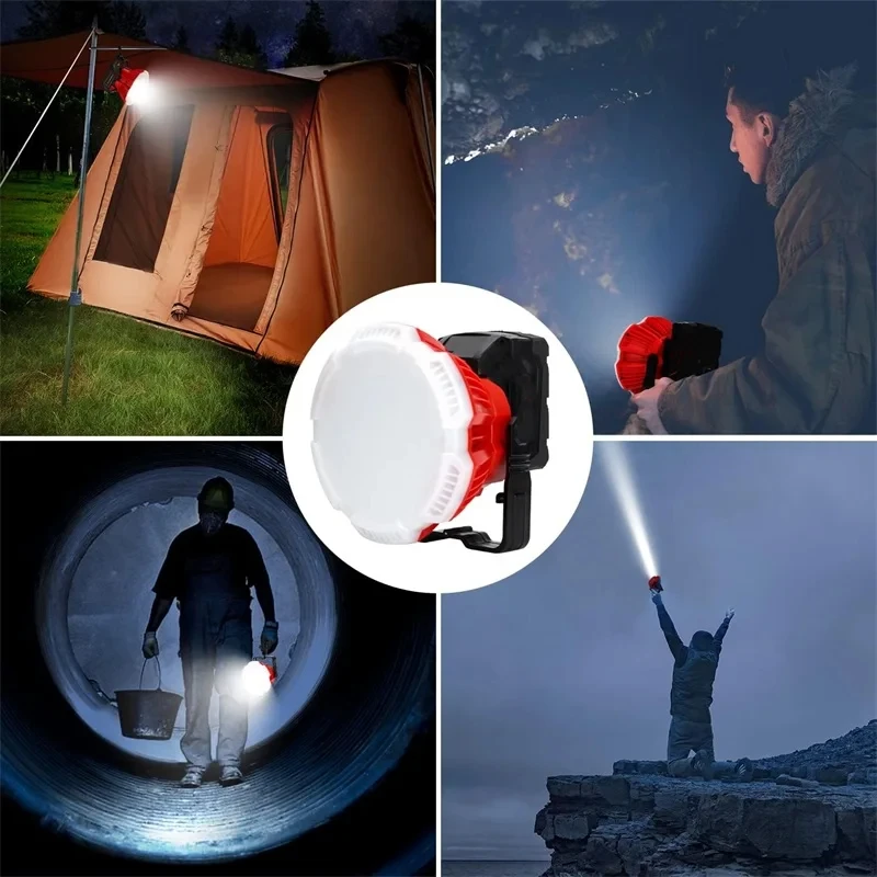 Linterna de camping LED de 2400LM para batería de litio Makita 18V LXT, luz de trabajo LED de 24W para reparación de automóviles, camping, emergencias y obstáculos - imagen 5