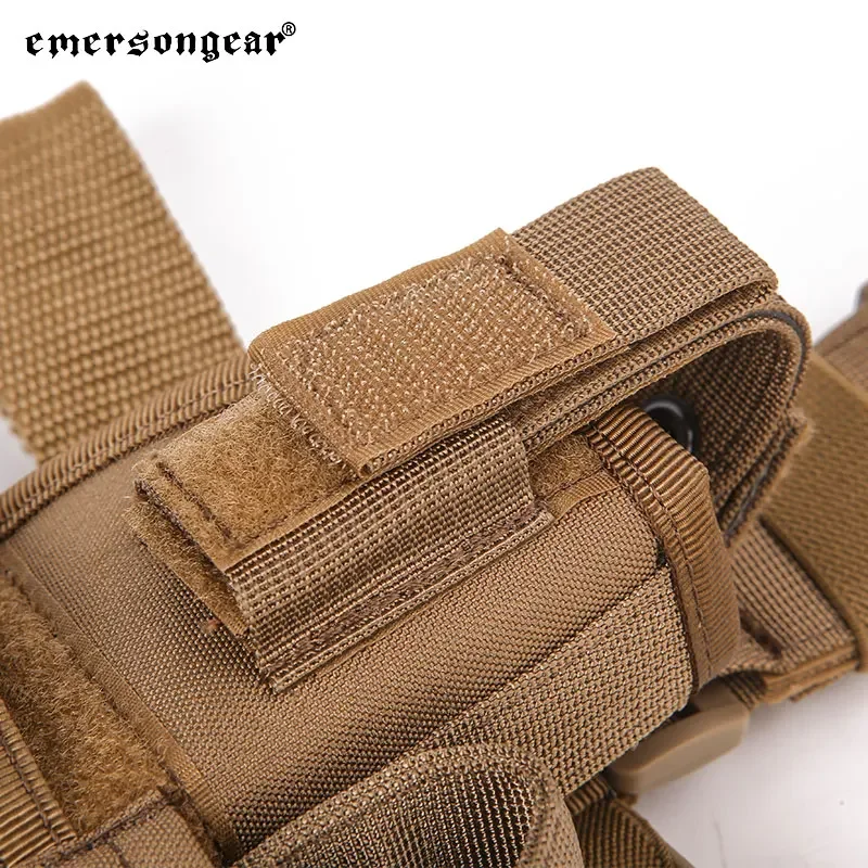 Emersongear Universal Tornado muslo funda gota pierna pistola bolsa pistola bolsa Airsoft caza senderismo combate Nylon CB - imagen 3