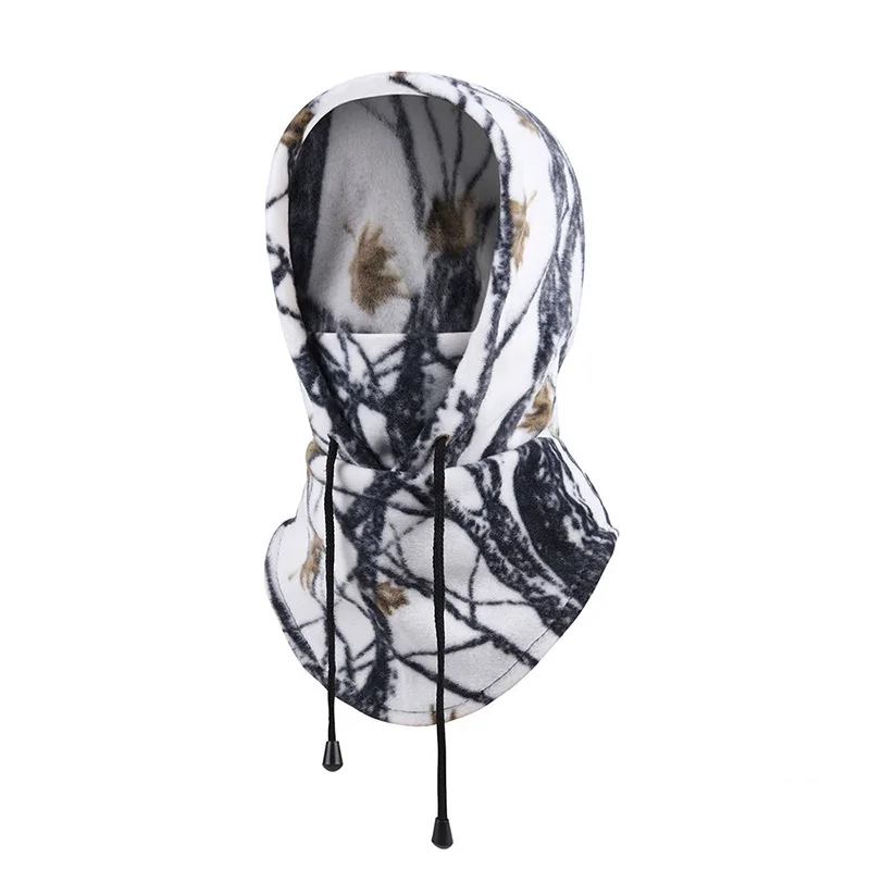 Pasamontañas táctico de camuflaje para hombre y mujer, gorro polar cálido para exteriores, máscara CS, deportes, caza, senderismo, ciclismo, bufanda, gorros de esquí - imagen 4