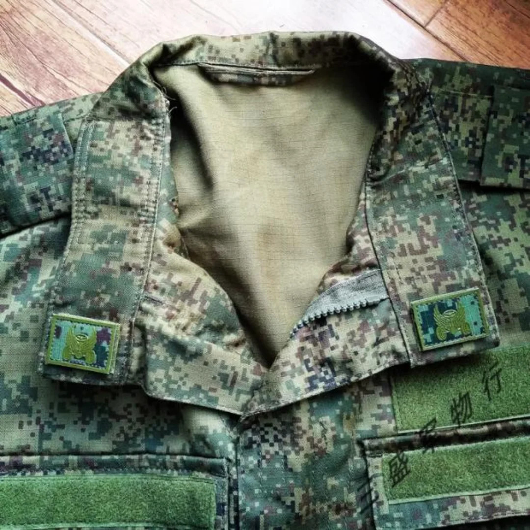 Insignia de transporte de Motor de uniforme de combate de hombre pequeño verde ruso - imagen 4