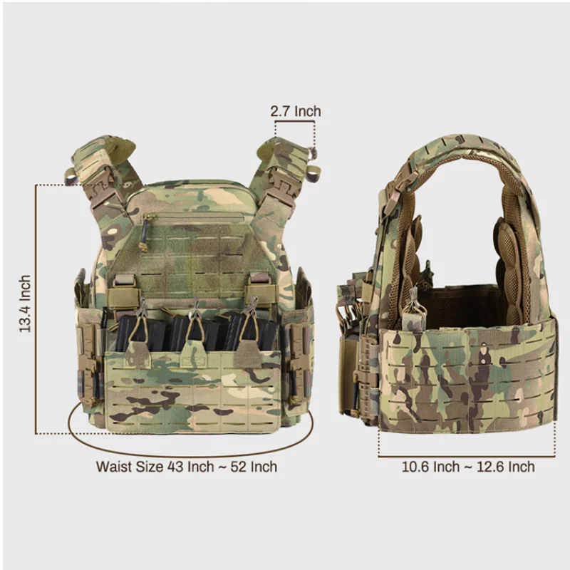Gbrs Lbt V2-chaleco táctico ligero, Camuflaje del ejército, protector de rotura rápida para exteriores, 6094 - imagen 5