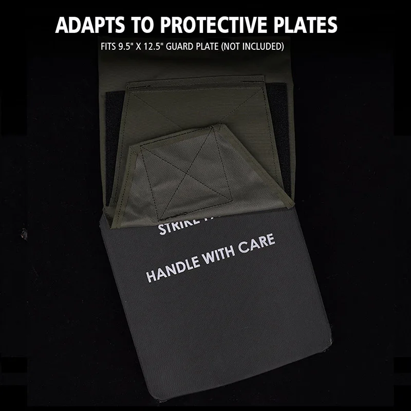 Conjunto de portador de placa de chaleco táctico ligero con Clip Triple para revistas bolsa elástica bolsa de almacenamiento de dulces hebilla de 2,5 CM - imagen 5