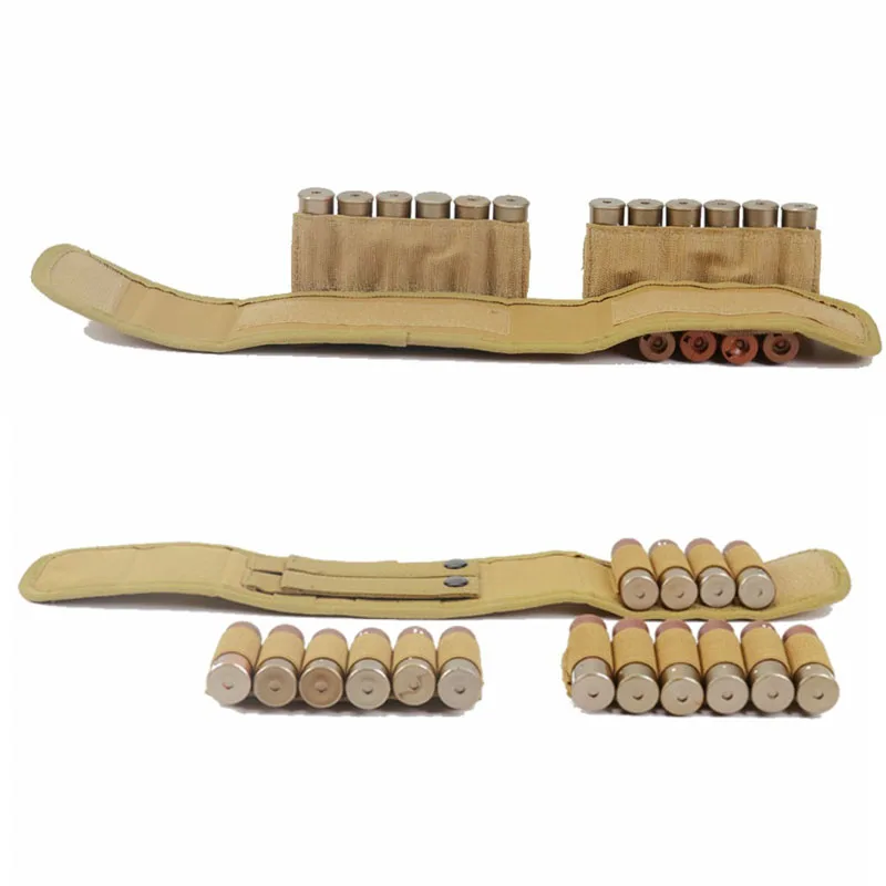 16 bolsa redonda Molle Shell, bolsa de cintura para munición Airsoft 12GA, cartuchos de bandolera de caza EDC, bolsa con soporte para balas - imagen 4