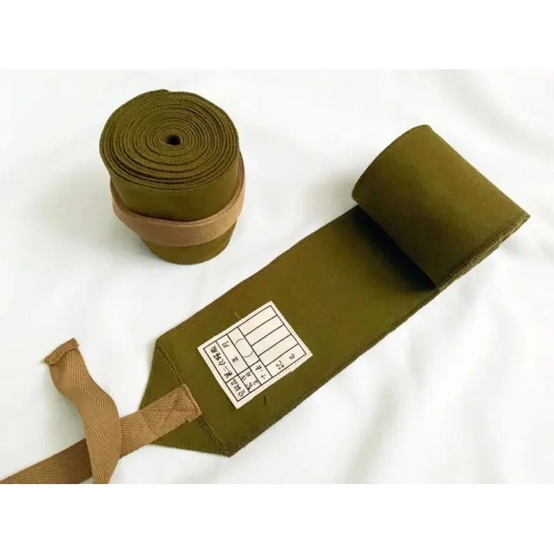 Leggings de campo de lana para soldado del ejército japonés de la Segunda Guerra Mundial, suministros militares con correa, 1 ud. - imagen 4